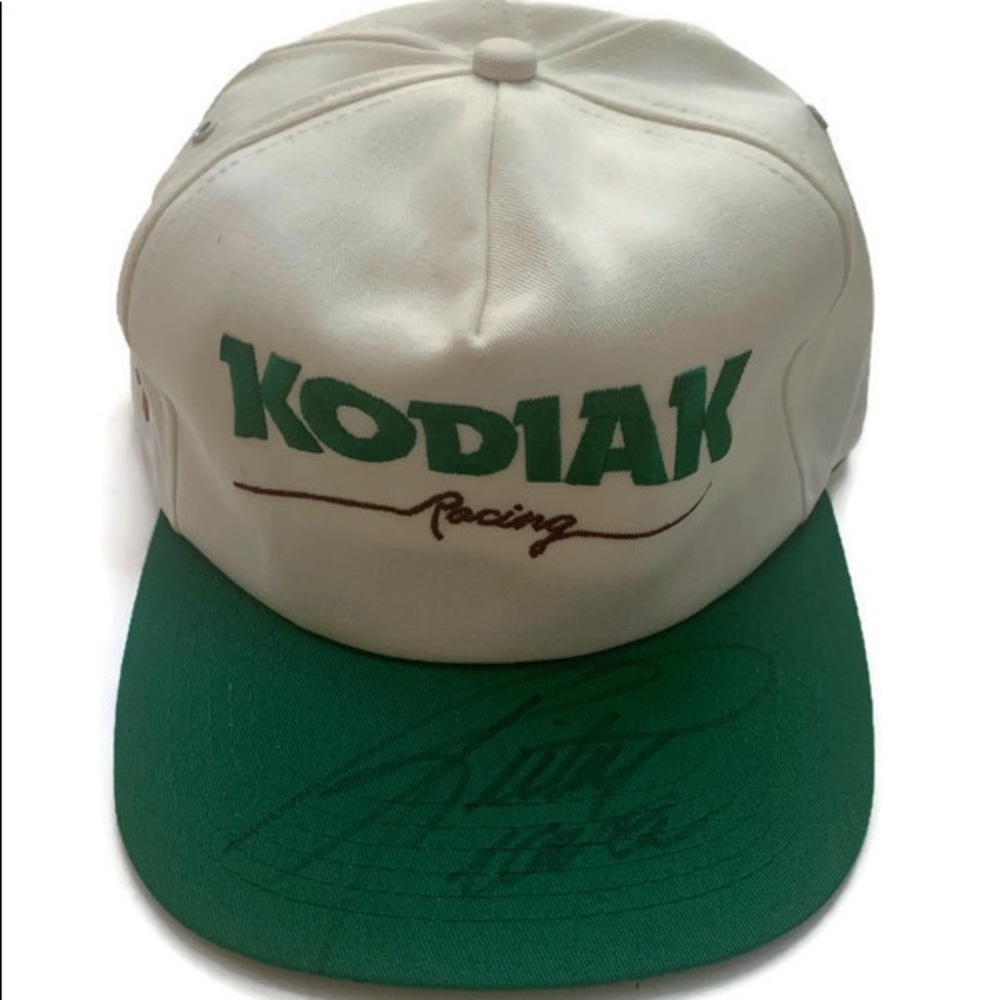 Vintage Kodiak Racing Autographed Hat Nascar